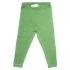 Girl's leggings in 100% organic cotton - Light green