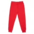 Fleece pants in 100% organic cotton - Red
