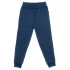 Fleece pants in 100% organic cotton - Indigo blue
