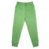 Fleece pants in 100% organic cotton - Green