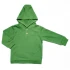 Hooded sweatshirt for children in 100% organic cotton - Green