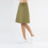 Skirt in organic cotton - Olive