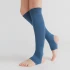Yoga socks for women in organic cotton - Denim
