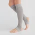 Yoga socks for women in organic cotton - Gray melange
