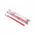 Ergonomic toothbrush MEDIUM bristles with interchangeable head - Red