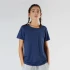 T-shirt Sport Loose Fit in Cotone Biologico e Micromodal - Blu