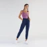 Women's Jogging Pants in Organic Cotton and Tencel - Navy Blue