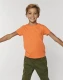 Creator children's t-shirt in organic cotton - Orange Fluo