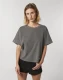 T-shirt woman Collidar vintage in organic cotton - Anthracite