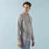 EasyBio men's hoodie in organic cotton - Gray
