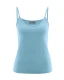 Strappy top HempAge in organic cotton and hemp - Blue