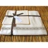 Single bed linen set in organic cotton - White Linen Band