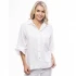 Orientique shirt in linen, cotton and natural viscose - White