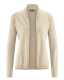 Women's knitted jacket in hemp and organic cotton - Sand