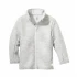Children's zip-up jacket in organic wool - Light grey