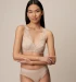 Bra in Modal® with lace - Seashell