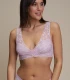 Bra in Modal® with lace - Powder