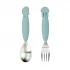 Easy grip cutlery set YummyPlus - 2pc - Blue