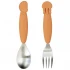 Easy grip cutlery set YummyPlus - 2pc - Mostarda