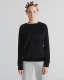 Nicky women's sweater in organic cotton chenille - Black