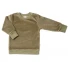 Nicky sweater for children in organic cotton chenille - Olive