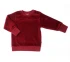 Nicky sweater for children in organic cotton chenille - Burgundy/Bordeaux