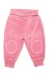 Nicky trousers for children in organic cotton chenille - Old rose