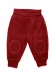 Nicky trousers for children in organic cotton chenille - Burgundy/Bordeaux