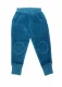 Nicky trousers for children in organic cotton chenille - Petrol blue
