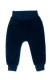Cord trousers for children in organic cotton velvet - Navy