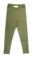 Girl's leggings in 100% organic cotton - Olive