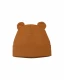 TEDDY hat with ears for children in organic cotton - Ginger