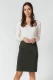 BELKY women's skirt in sustainable Tencel™ - Dark green