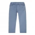 Dea pants for girls in organic cotton - Gray blue