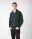 Dair Aran Shawl Collar Sweater in pure merino wool - Pine green