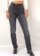 Jeans slim fit Lisa Color da donna in cotone biologico - Antracite
