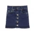 Denim mini skirt for girls in Organic Cotton - Jeans