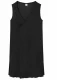 BLUSBAR long vest for women in pure merino wool - Charcoal