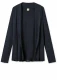 BLUSBAR Short cardigan for women in pure merino wool - Navy Blue