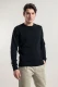 Romeo men's sweater in regenerated cachmere - Black