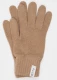 Anita woman's gloves in regenerated cashmere - Camel