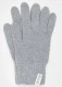 Anita woman's gloves in regenerated cashmere - Gray melange