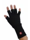 UNI HALF-FINGERED alpaca gloves - Black