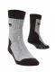 TREKKING socks for women and men in Alpaca and Wool blend - Black - Gray