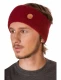 Unisex strecht headband in Alpaca wool - Dark Red