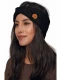 SUAVE women's headband in Alpaca wool - Black