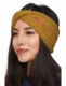 SUAVE women's headband in Alpaca wool - Curry