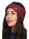 SUAVE women's headband in Alpaca wool - Red