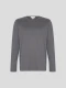 Basic Hempro heavy shirt for men in hemp and organic cotton - Steel grey