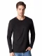 Basic Hempro shirt for men in hemp and organic cotton - Black